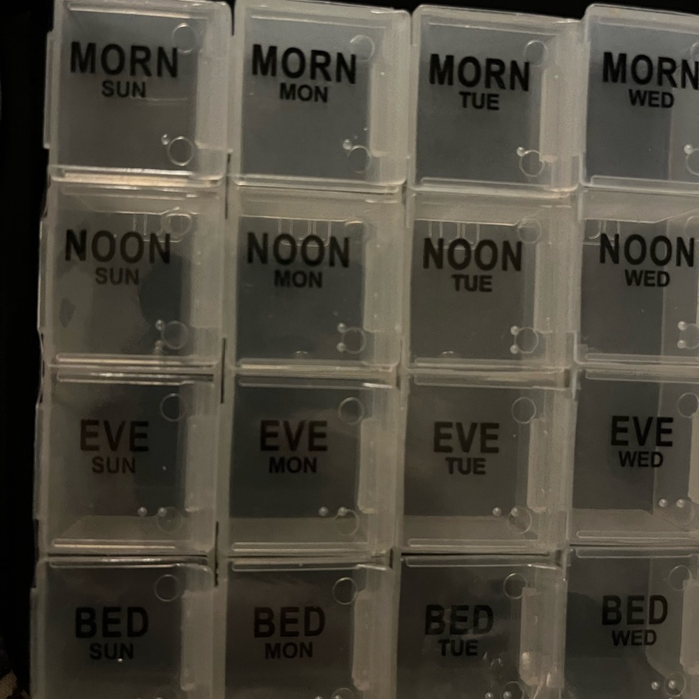 2 week travel medication box